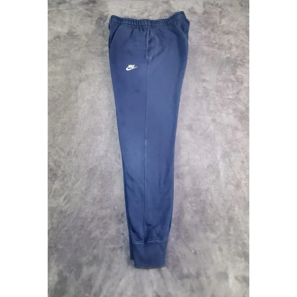 Adidas Originals Pants Mens Sz M Blue Track Athletic Joggers Trefoil C18-60